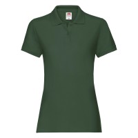 Koszulka damska Premium Polo - Butelkowa zieleń