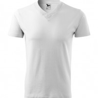 Koszulka męska V-Neck 102 - Biały