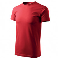 Koszulka męska Basic 129 - Czerwony