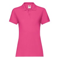 Koszulka damska Premium Polo - Róż