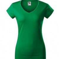 Koszulka damska Fit V-Neck 162 - Zielony