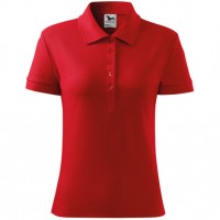 Koszulka polo damska Cotton Heavy 216 - Czerwony