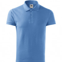 Koszulka polo męska Cotton 212 - Niebieski