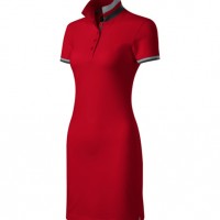 Sukienka polo Dress up 271 - Czerwony