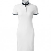 Sukienka polo Dress up 271 - Biały