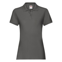 Koszulka damska Premium Polo - Light graphite
