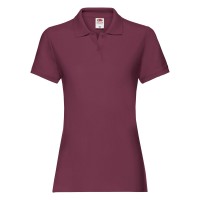 Koszulka damska Premium Polo - Bordowy