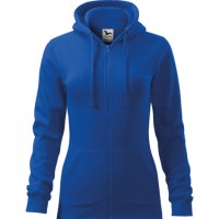 Bluza damska Trendy Zipper 411 - Niebieski
