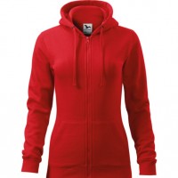 Bluza damska Trendy Zipper 411 - Czerwony