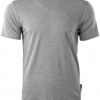 Koszulka męska HI-TEC Plain - jasnoszary melanż