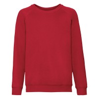 Dziecięca bluza Raglan Sweat Classic - Czerwony