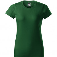 Koszulka damska Basic 134 - Butelkowa zieleń