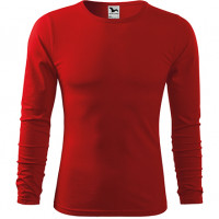 Koszulka męska Fit-T Long Sleeve 119 - Czerwony
