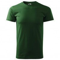 Koszulka męska Basic 129 - Butelkowa zieleń