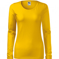 Koszulka damska Slim 139 - Żółty