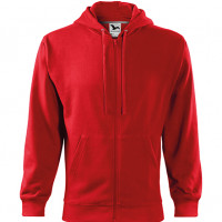 Bluza męska Trendy Zipper 410 - Czerwony